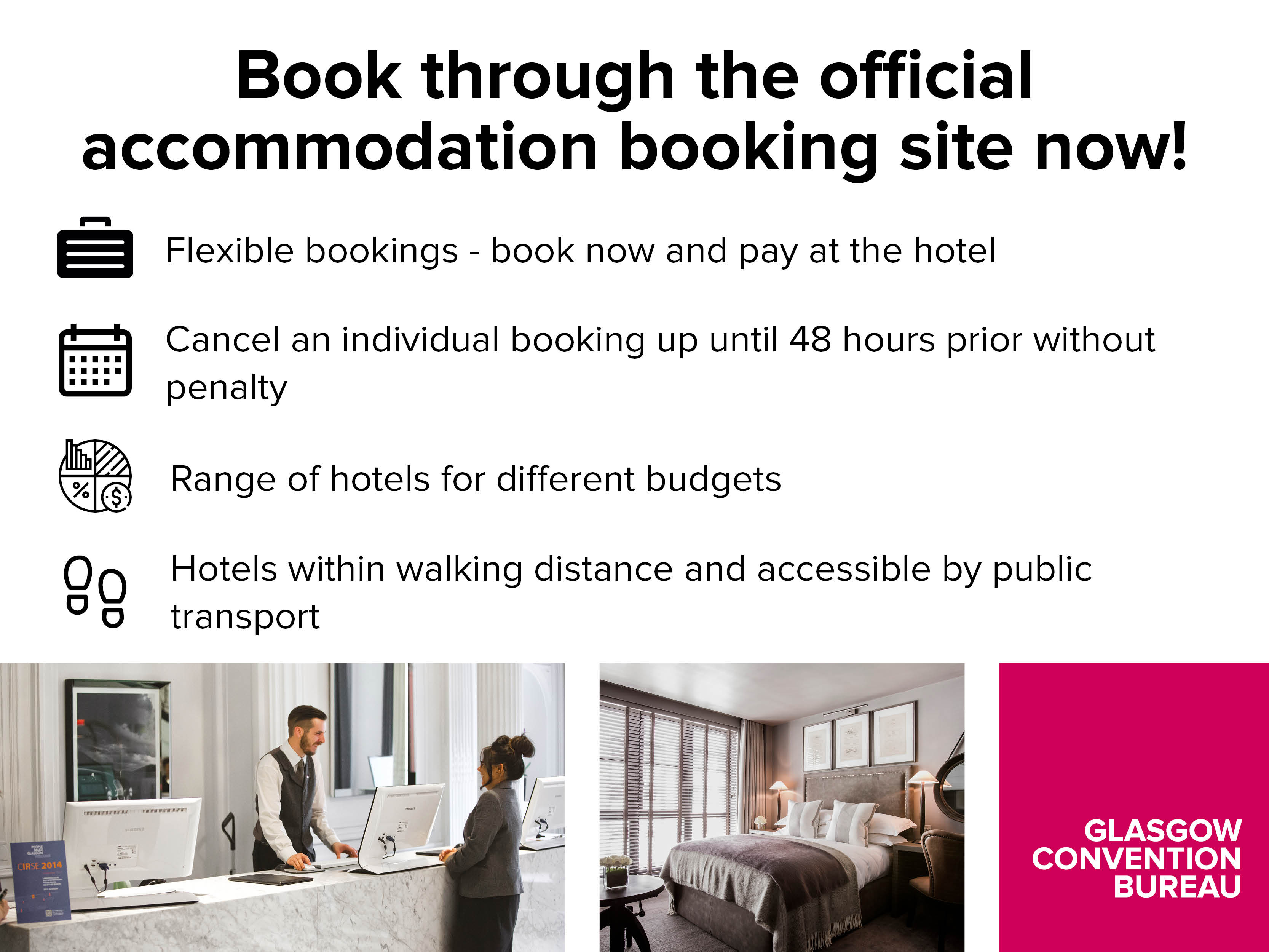 Book your accommodation now